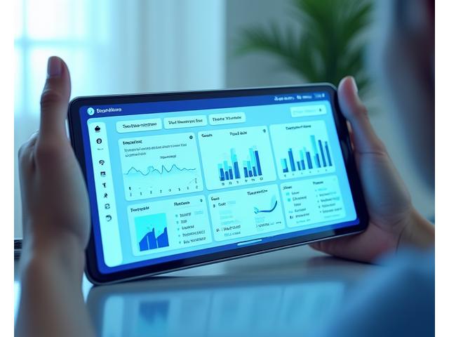 개인화된 AI 디지털 웰빙 분석 대시보드 인터페이스 목업